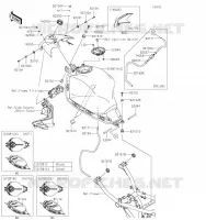 RESERVOIR CARBURANT pour Kawasaki Z650 2020