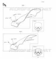 ACCESSOIRE(PARE BRISE) pour Kawasaki NINJA 650 2020