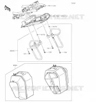 ACCESSOIRE(Pannier) pour Kawasaki NINJA 650 2020
