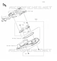 ACCESSOIRE (SUPPORT ANTIVOL U) pour Kawasaki NINJA 650 2020