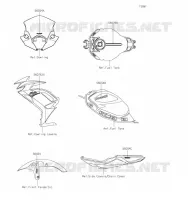 AUTOCOLLANTS(Black)(MLF) pour Kawasaki NINJA 650 2020