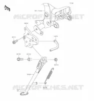 BEQUILLES pour Kawasaki NINJA 650 2020