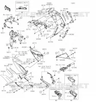 CARENAGE INFERIEUR pour Kawasaki NINJA 650 2020