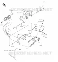 &Eacute;CHAPPEMENT pour Kawasaki NINJA 650 2020