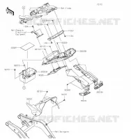 GARDE BOUE ARRI&Egrave;RE pour Kawasaki NINJA 650 2020