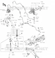 MAITRE CYLINDRE ARRI&Egrave;RE pour Kawasaki NINJA 650 2020