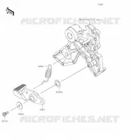 PEDALE DE FREIN pour Kawasaki NINJA 650 2020