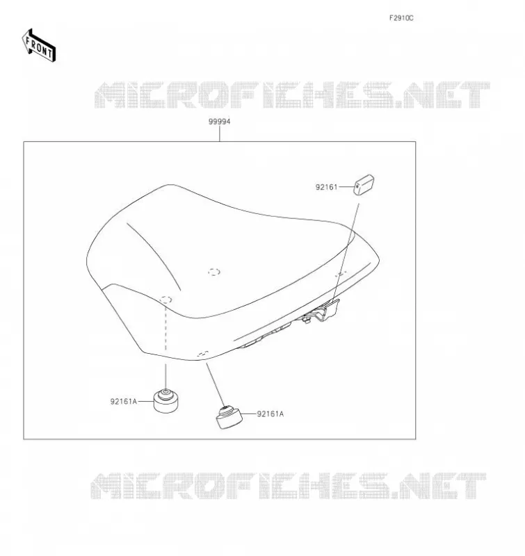 ACCESSOIRE(High Seat) Kawasaki MOTOS 650 2020 NINJA 650  EX650MLF