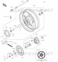 MOYEU ARRIERE  650 kawasaki-moto 2021 NINJA 650 40