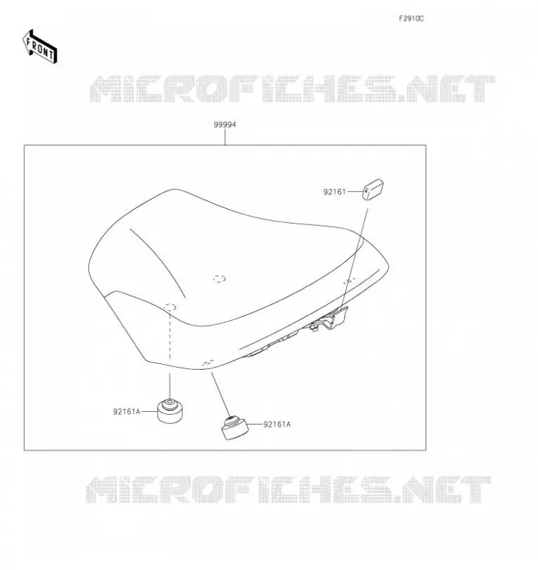 ACCESSOIRE(High Seat) Kawasaki MOTOS 650 2021 NINJA 650  EX650MMFNN