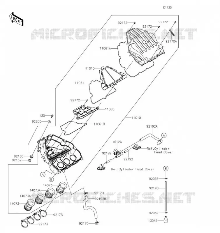 FILTRE A AIR Kawasaki MOTOS 1000 2019 VERSYS 1000 SE  KLZ1000DKF