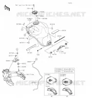 RESERVOIR CARBURANT pour Kawasaki VERSYS 1000 SE 2019