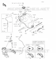 RESERVOIR CARBURANT pour Kawasaki VERSYS 1000 SE 2020