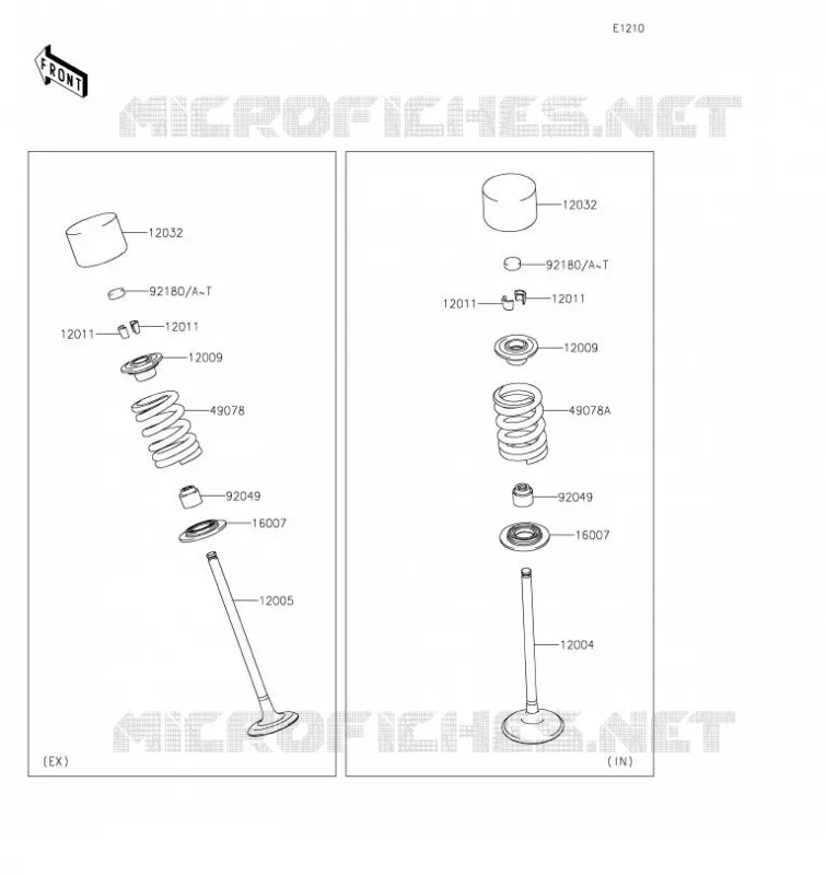SOUPAPE Kawasaki MOTOS 1000 2020 VERSYS 1000 SE  KLZ1000DLF