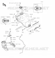 RESERVOIR CARBURANT pour Kawasaki VERSYS 1000 SE 2021