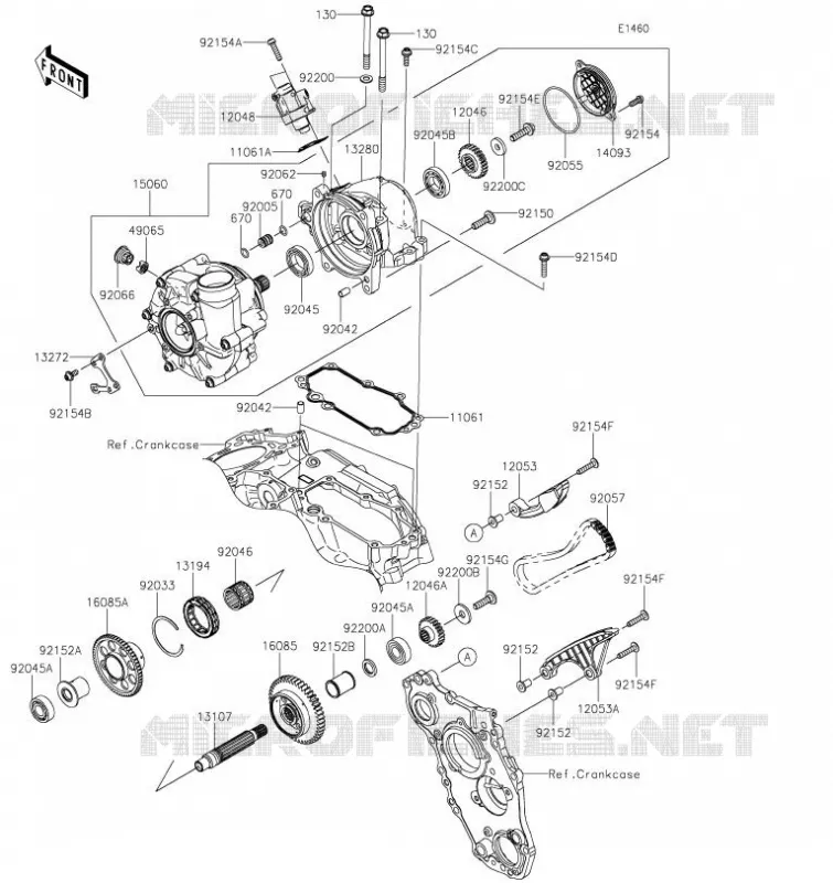 COMPRESSEUR Kawasaki MOTOS 1000 2020 Z H2  ZR1000KLF