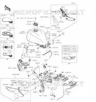RESERVOIR CARBURANT pour Kawasaki Z900RS 2020