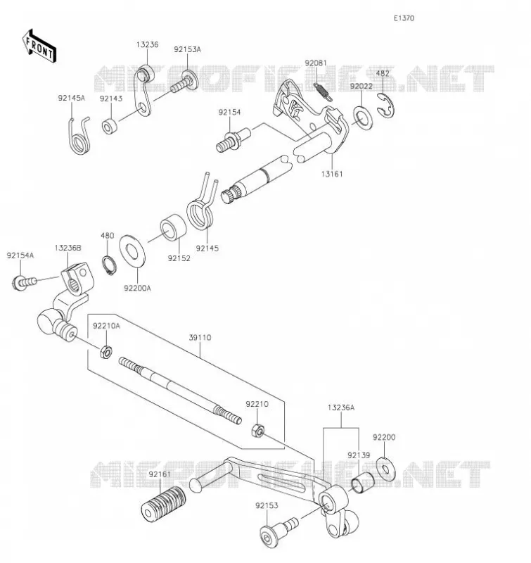 SELECTEUR Kawasaki MOTOS 900 2021 Z900  ZR900FMFNN