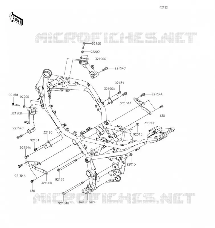 SUPPORT MOTEUR Kawasaki MOTOS 900 2021 Z900  ZR900FMFNN
