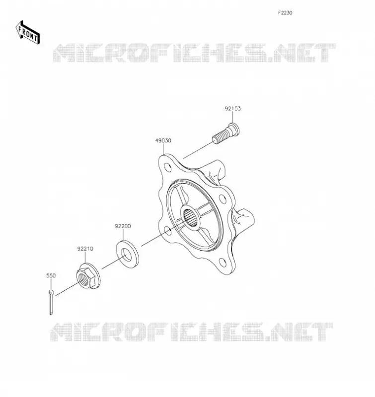 MOYEU AVANT Kawasaki SSV 1000 2021 MULE PRO-DXT  KAF1000BMFNN