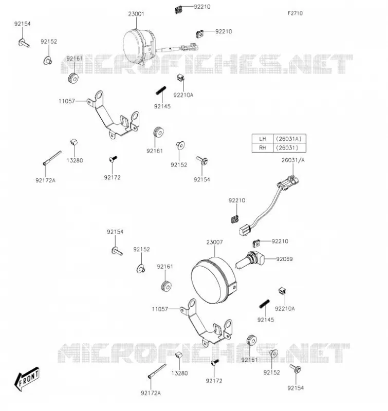 OPTIQUE(S) Kawasaki SSV 700 2021 MULE PRO-MX  KAF700BMFNN