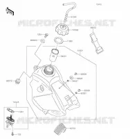RESERVOIR CARBURANT pour Kawasaki KX65 2021