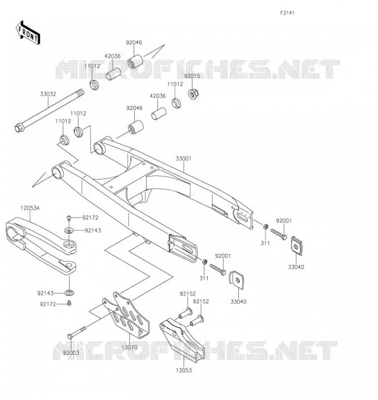 BRAS OSCILLANT Kawasaki TOUT-TERRAIN 65 2021 KX65  KX65CMFNN