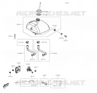 RESERVOIR CARBURANT pour Kawasaki KFX90 2023