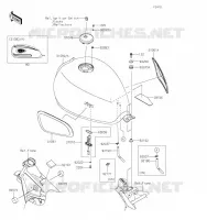 RESERVOIR CARBURANT pour Kawasaki W800 2023