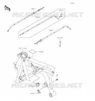 CABLES pour Kawasaki Z650RS 2023