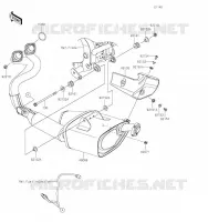 &Eacute;CHAPPEMENT pour Kawasaki Z650RS 2023