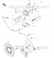 FREIN ARRIERE pour Kawasaki Z650RS 2023