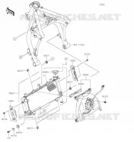 RADIATEUR pour Kawasaki Z650RS 2023