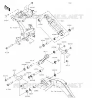 SUSPENSION/AMORTISSEUR pour Kawasaki Z650RS 2023