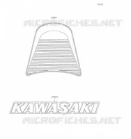 ACCESSOIRE(DECALS) pour Kawasaki Z650RS 2023