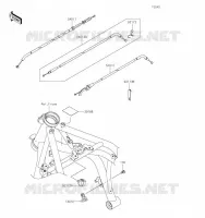 CABLES pour Kawasaki Z650RS 2023
