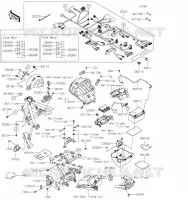 CHASSIS EQUIPMENT ELECTRIQUE pour Kawasaki Z650RS 2023