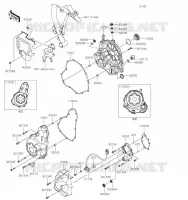COUVERCLES MOTEUR pour Kawasaki Z650RS 2023