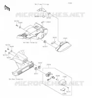 FEUX ARRI&Egrave;RE(S) pour Kawasaki Z650RS 2023