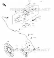 FREIN ARRIERE pour Kawasaki Z650RS 2023