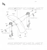 GARDE BOUE AVANT pour Kawasaki Z650RS 2023