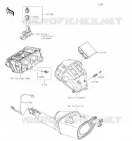 INJECTION CARBURANT pour Kawasaki Z650RS 2023