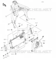 RADIATEUR pour Kawasaki Z650RS 2023