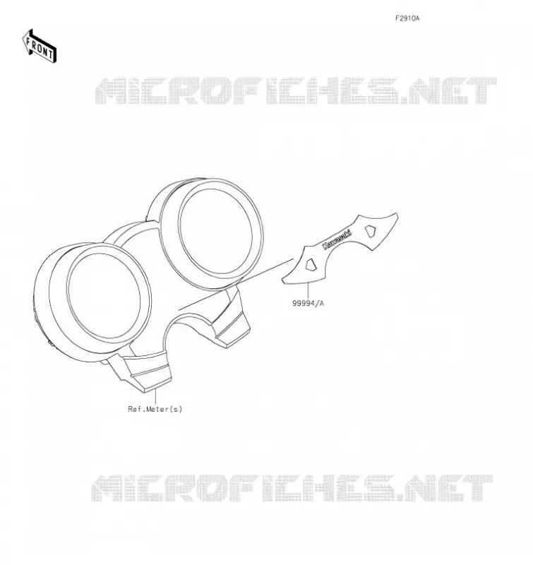 ACCESSOIRE(Indicator Cover) Kawasaki MOTOS 650 2023 Z650RS  ER650MPFNN
