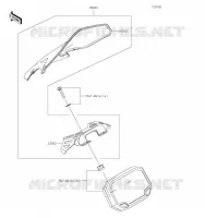 ACCESSOIRE(COUVRE COMPTEUR) pour Kawasaki Z650 2023