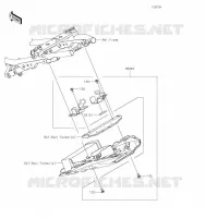 ACCESSOIRE (SUPPORT ANTIVOL U) pour Kawasaki Z650 2023