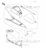 ACCESSOIRE(Tank Bag) pour Kawasaki Z650 2023