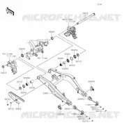 BRAS OSCILLANT pour Kawasaki Z650 2023