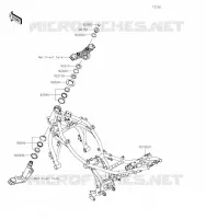CADRE pour Kawasaki Z650 2023