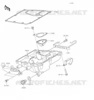 CARTER INFERIEUR pour Kawasaki Z650 2023